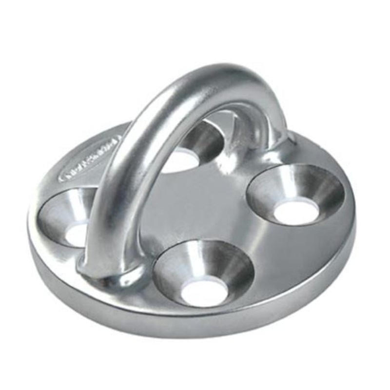 RONSTAN ROUND BASE PAD EYE  –  4XM10 (3/8 INCH ) HOLES