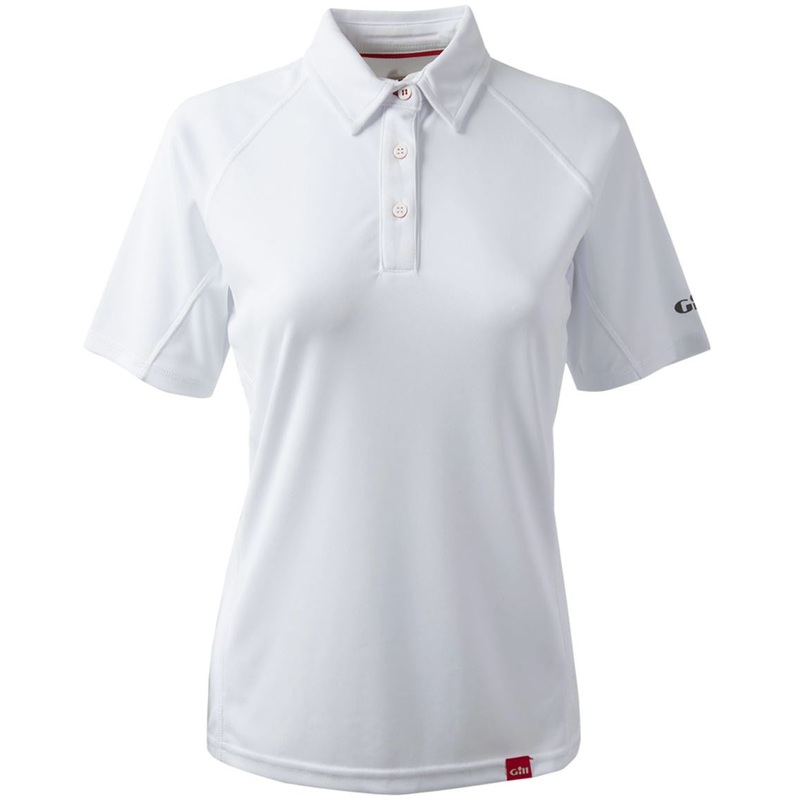 GILL UV TEC POLO WOMENS – WHITE – UV002 – DISCONTINUED STYLE