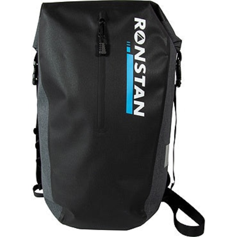 RONSTAN DRY ROLL-TOP 30L BACKPACK –  BLACK & GREY