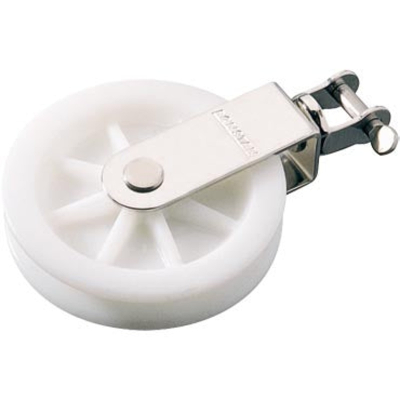 RONSTAN STEERING PULLEY WITH SHACKLE TOP
