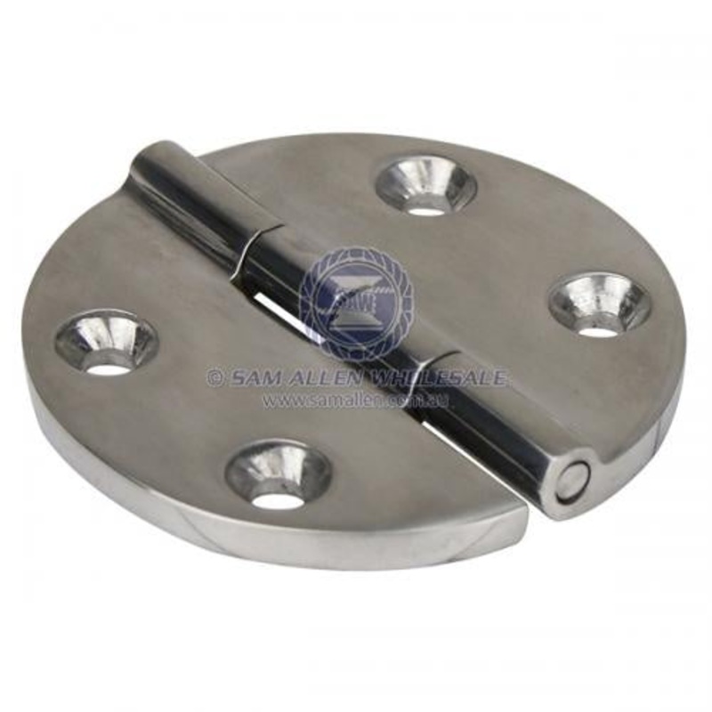 ROUND HINGE – 65MM – 316 STAINLESS STEEL