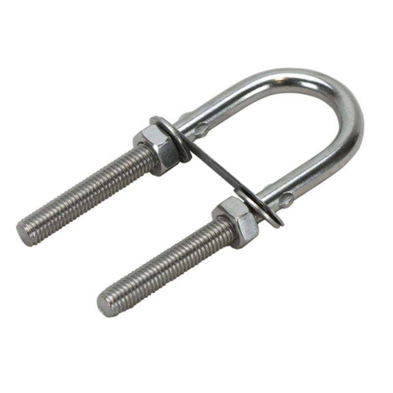 SAM ALLEN  6MM 90MM SS U BOLT MADE IN CHINA EACH
