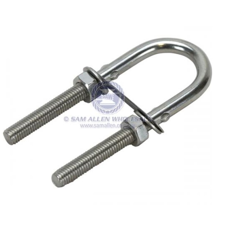 10MM X 130MM STAINLESS STEEL U BOLT