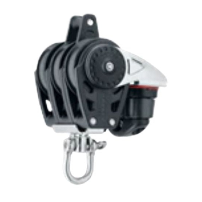 HARKEN  2648 40MM TRIPLE CARBO BLOCK WITH CAM CLEAT AND BECKET