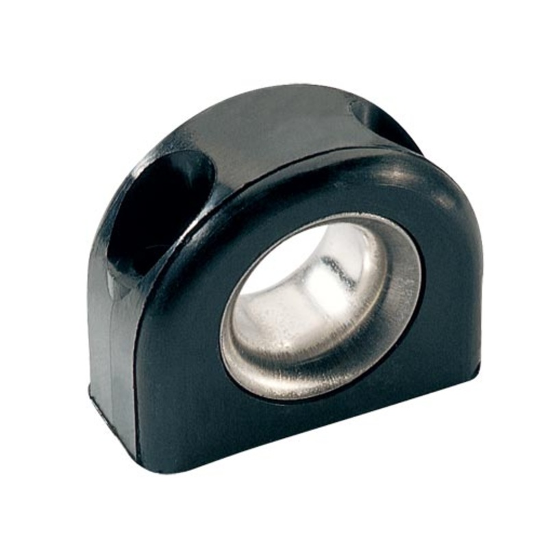 RONSTAN FAIRLEAD STAINLESS LINED, ID:14MM BLACK
