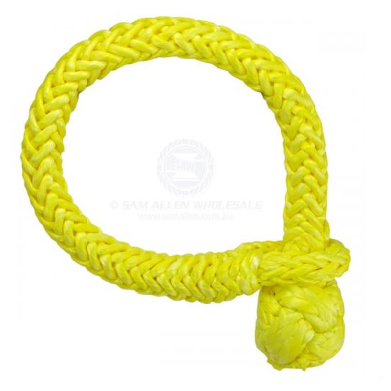 SAM ALLEN SOFT SHACKLE 14MM X 150MM 23750KG YELLOW – SINGLE
