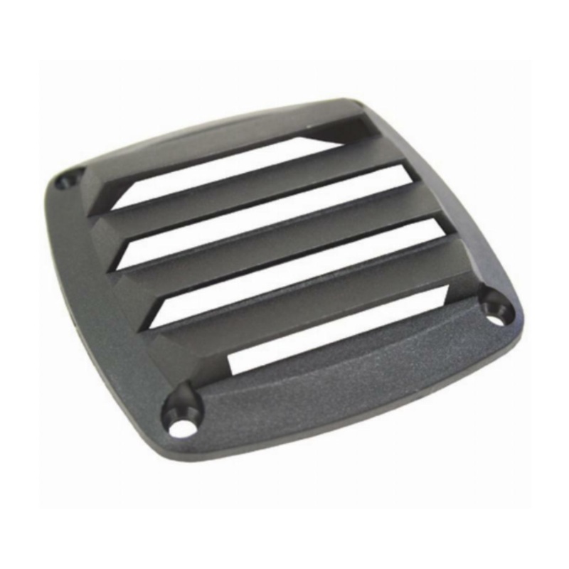 FLUSH LOUVRE VENT – NYLON  90MM BLACK