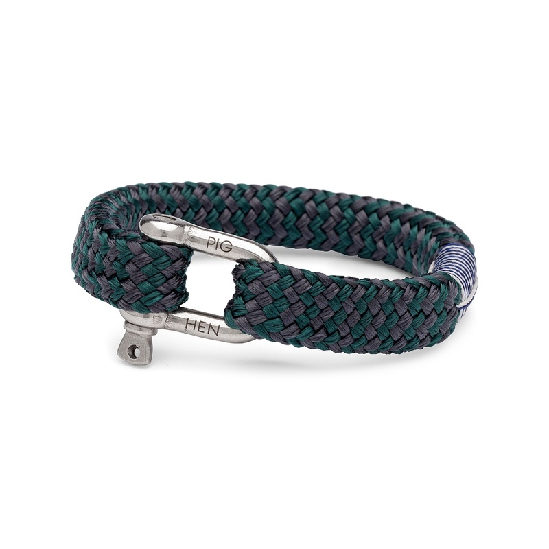 GORGEOUS GEORGE BRACELET – SLATE – PETROL