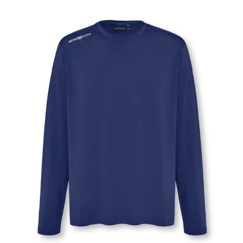 HENRI LLOYD DRI-FAST LONG SLEEVE TEE – BLUE