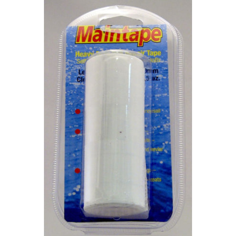 MAINTAPE HEAVY DUTY SAIL REPAIR TAPE – WHITE  – 100MM X 1.5M