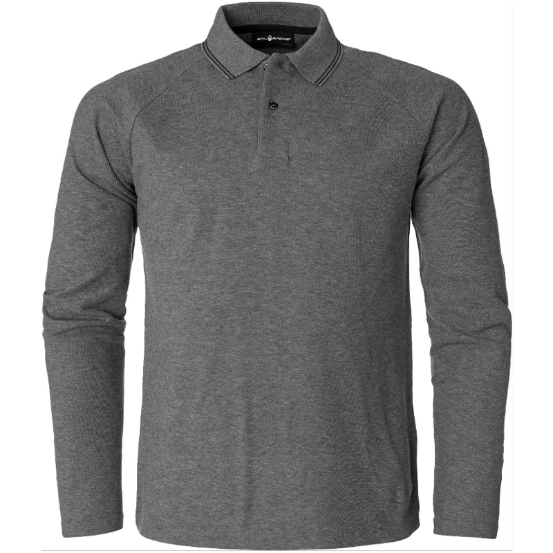 SAIL RACING RACE LS POLO – GREY MEL – DISCONTINUED STYLE