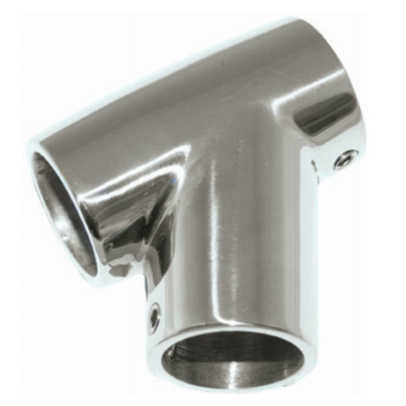 STAINLESS STEEL RAIL TEE  – 60 DEGREE –  22MM