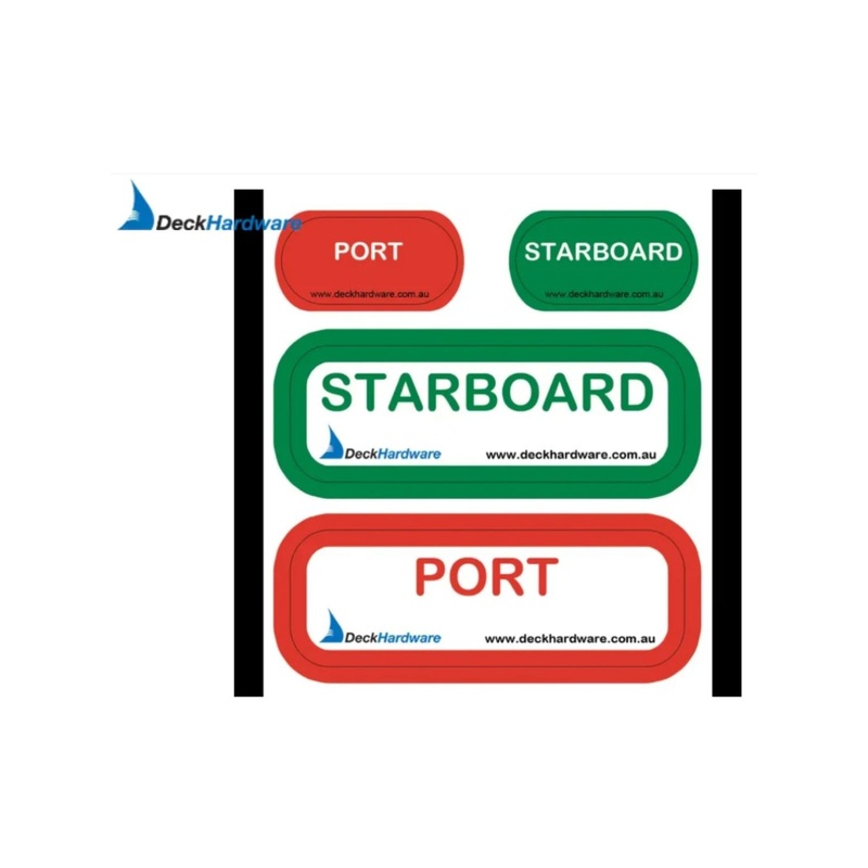 DECK-001 PORT & STARBOARD STICKERS