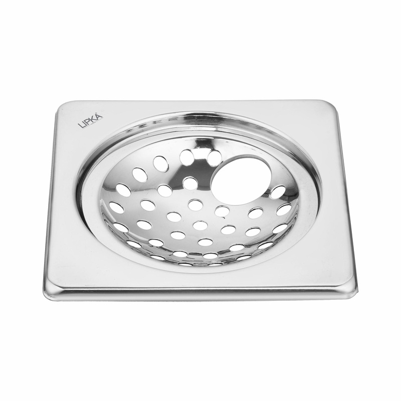 EON Square Floor Drain (6 x 6 Inches) with Hole – LIPKA