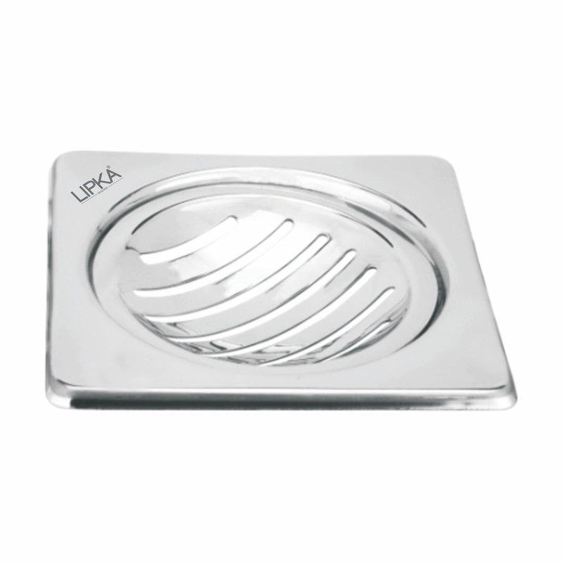 Eon Square Floor Drain with Classic Jali (6 x 6 Inches) – LIPKA