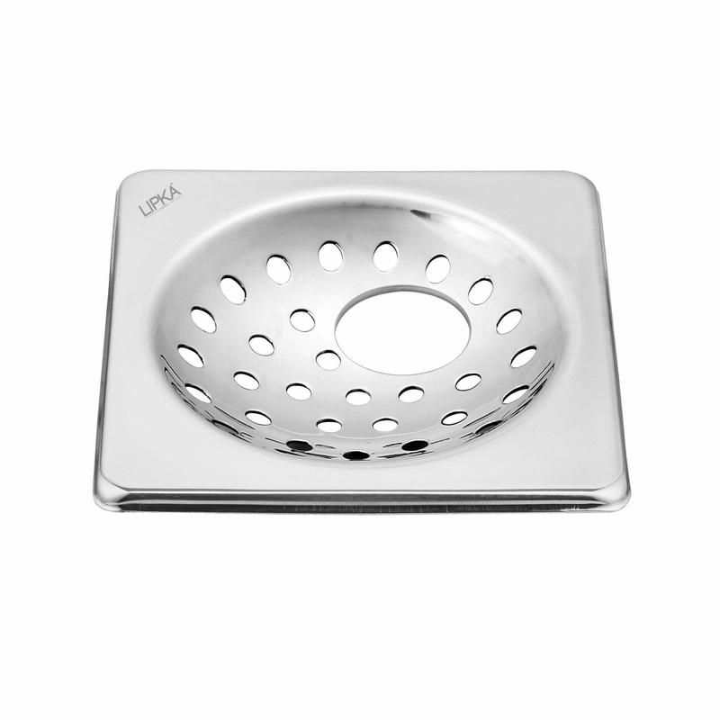 UNO Square Floor Drain (4 x 4 Inches) with Hole – LIPKA