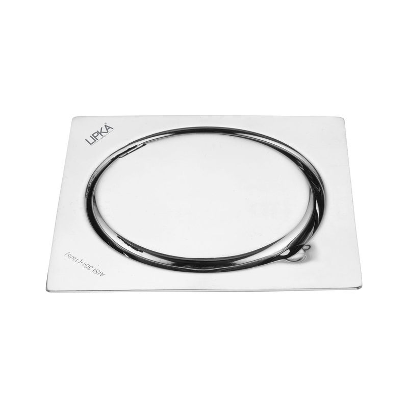 Gemini Square Floor Drain with Jali (5 x 5 Inches) – LIPKA