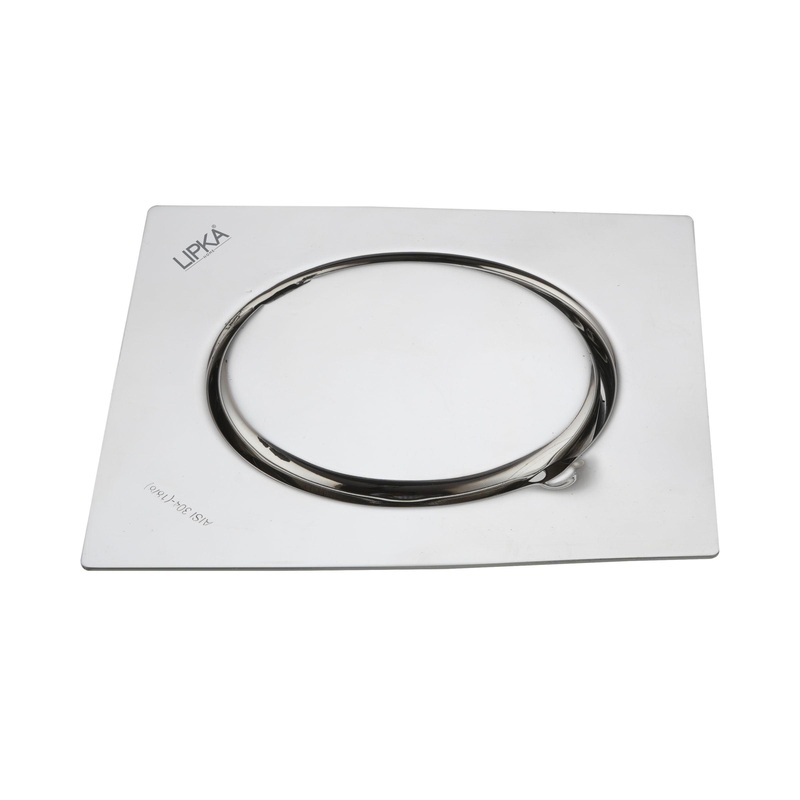 Gemini Square Floor Drain with Jali (6 x 6 Inches) – LIPKA