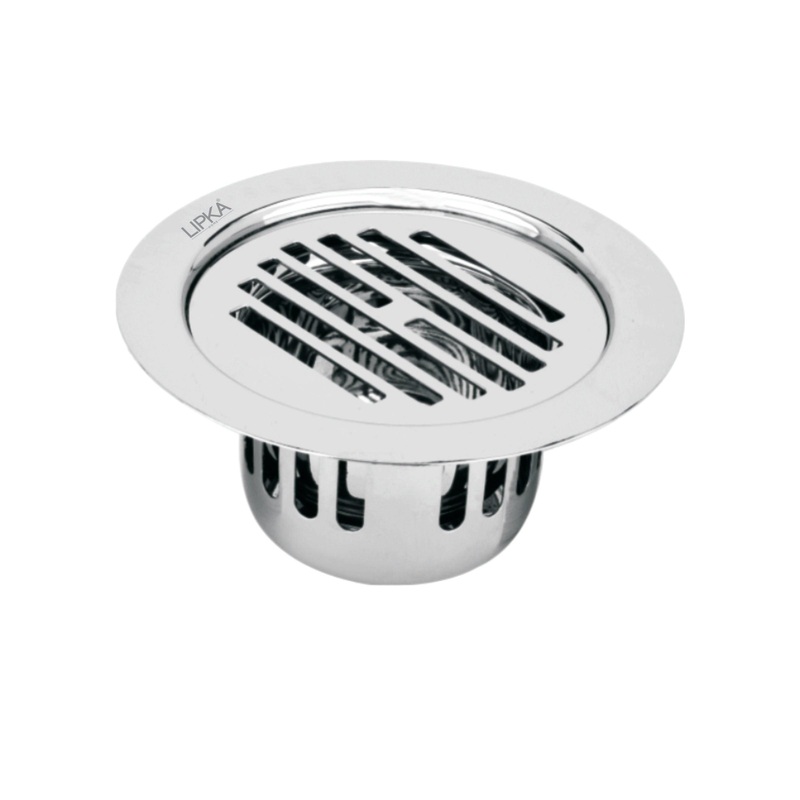 Golden Classic Jali Round Flat Cut Floor Drain (5.5 inches) with Cockroach Trap – LIPKA