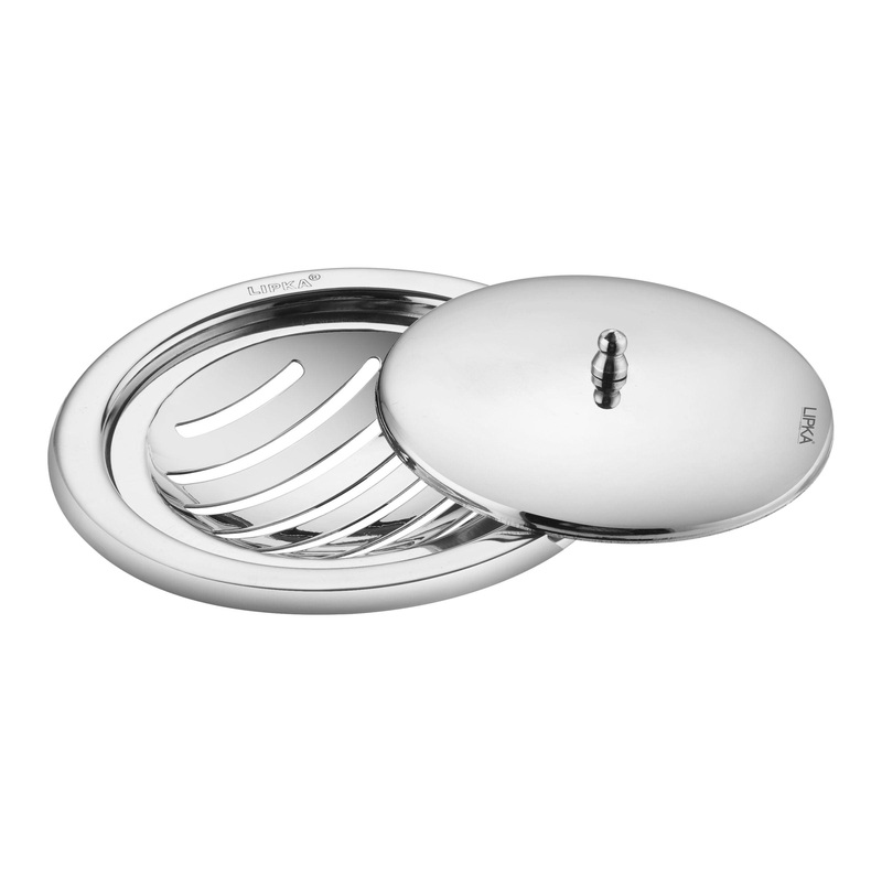 Saturn Round Floor Drain with Classic Jali (5 inches) – LIPKA