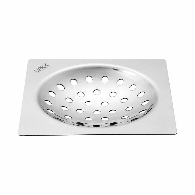 UNO Square Flat Cut Floor Drain (5 x 5 Inches) – LIPKA