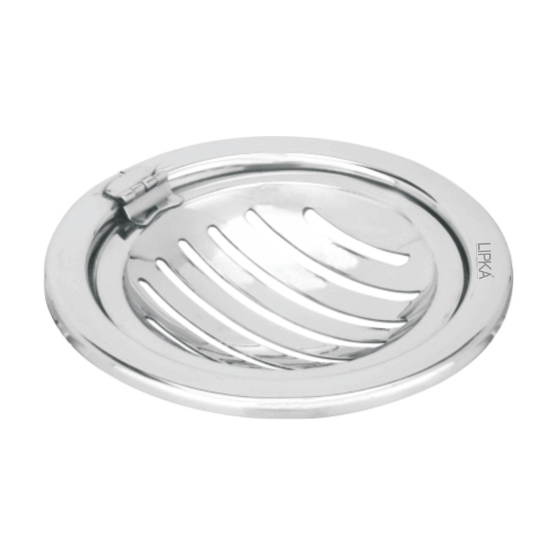 Eon Round Floor Drain with Classic Jali and Hinge (5 inches) – LIPKA