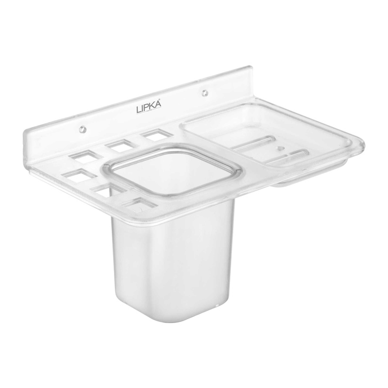 3-in-1 Shelf Tray (Tumbler, Toothbrush Holder & Soap Dish) – LIPKA
