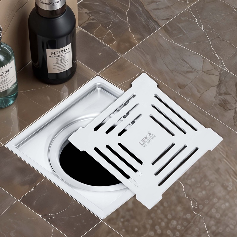 Green Exclusive Square Floor Drain (6 x 6 Inches) – LIPKA