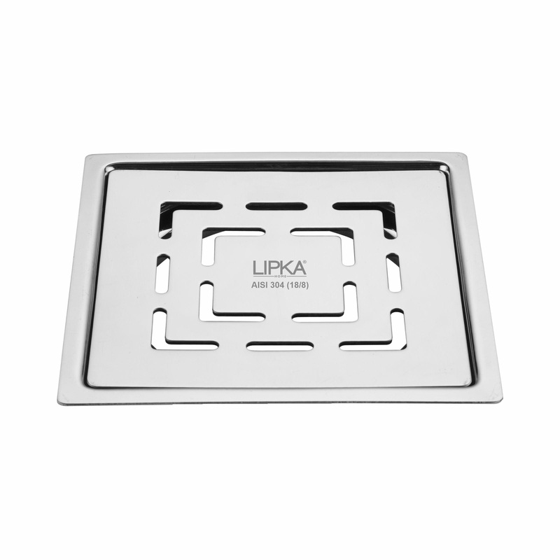 Orange Exclusive Square Flat Cut Floor Drain (6 x 6 Inches) – LIPKA