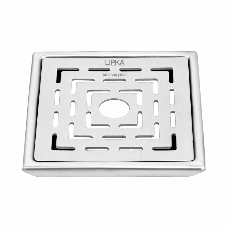 Orange Exclusive Square Floor Drain (6 x 6 Inches) with Hole – LIPKA