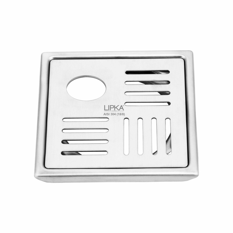 Pink Exclusive Square Floor Drain (6 x 6 Inches) with Hole – LIPKA