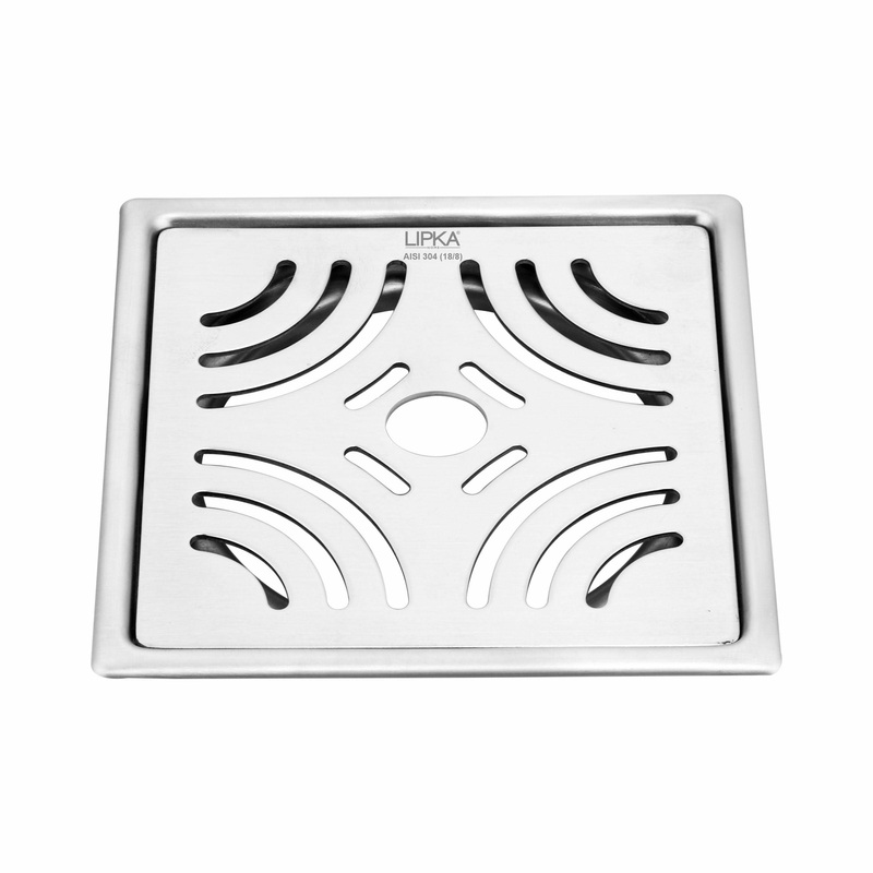Purple Exclusive Square Flat Cut Floor Drain (6 x 6 Inches) with Hole – LIPKA