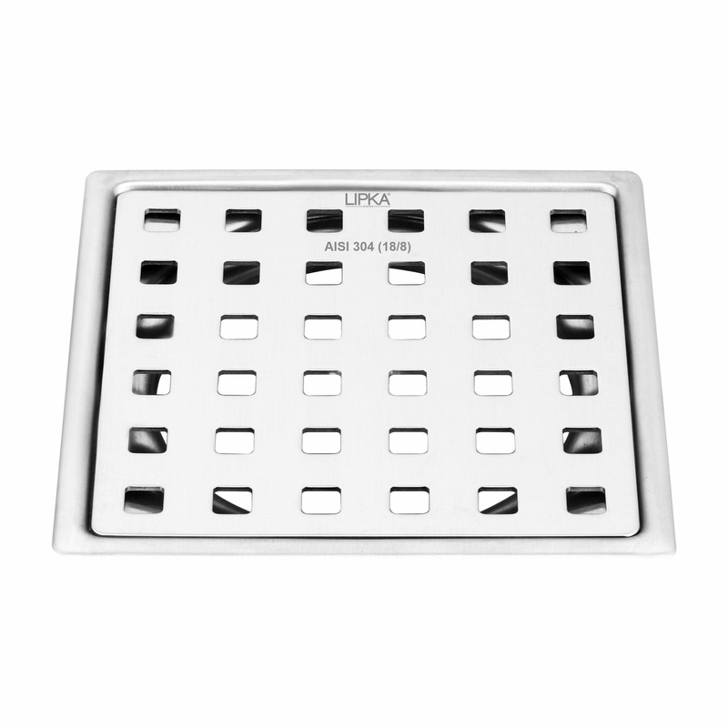 Red Exclusive Square Flat Cut Floor Drain (5 x 5 Inches) – LIPKA