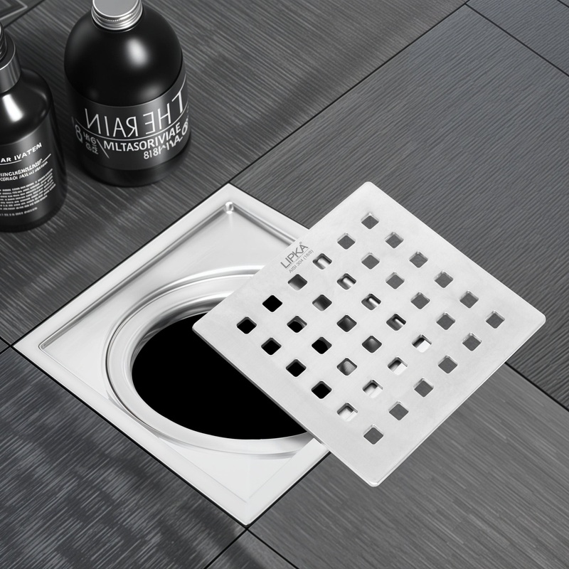 Red Exclusive Square Floor Drain (6 x 6 Inches) – LIPKA