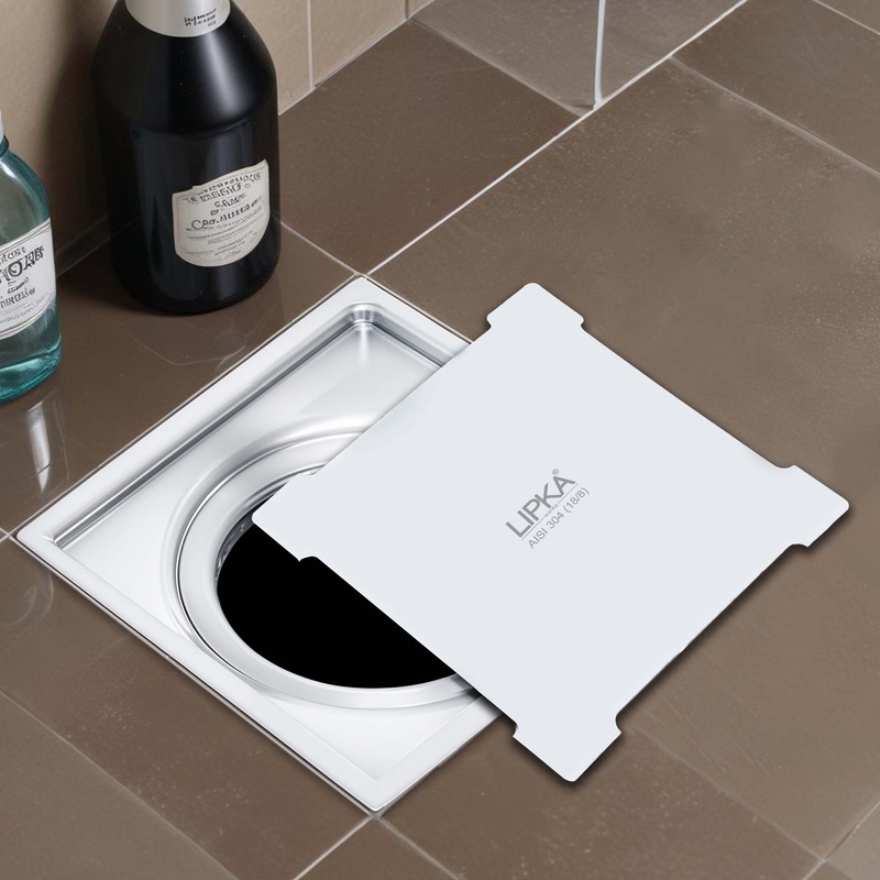 Yellow Exclusive Square Floor Drain (6 x 6 Inches) – LIPKA
