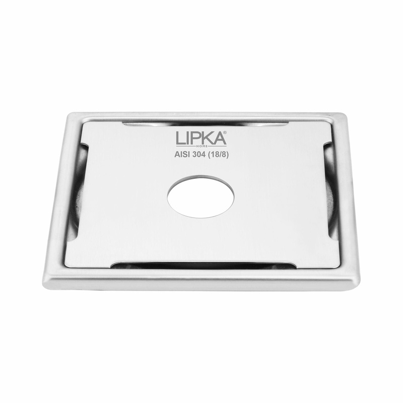 Yellow Exclusive Square Floor Drain (6 x 6 Inches) with Hole – LIPKA