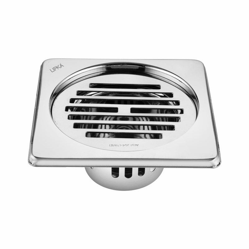 Golden Classic Jali Square Floor Drain (5 x 5 Inches) with Cockroach Trap – LIPKA
