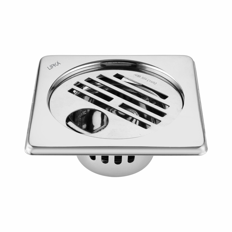 Golden Classic Jali Square Floor Drain (5 x 5 Inches) with Hole and Cockroach Trap – LIPKA