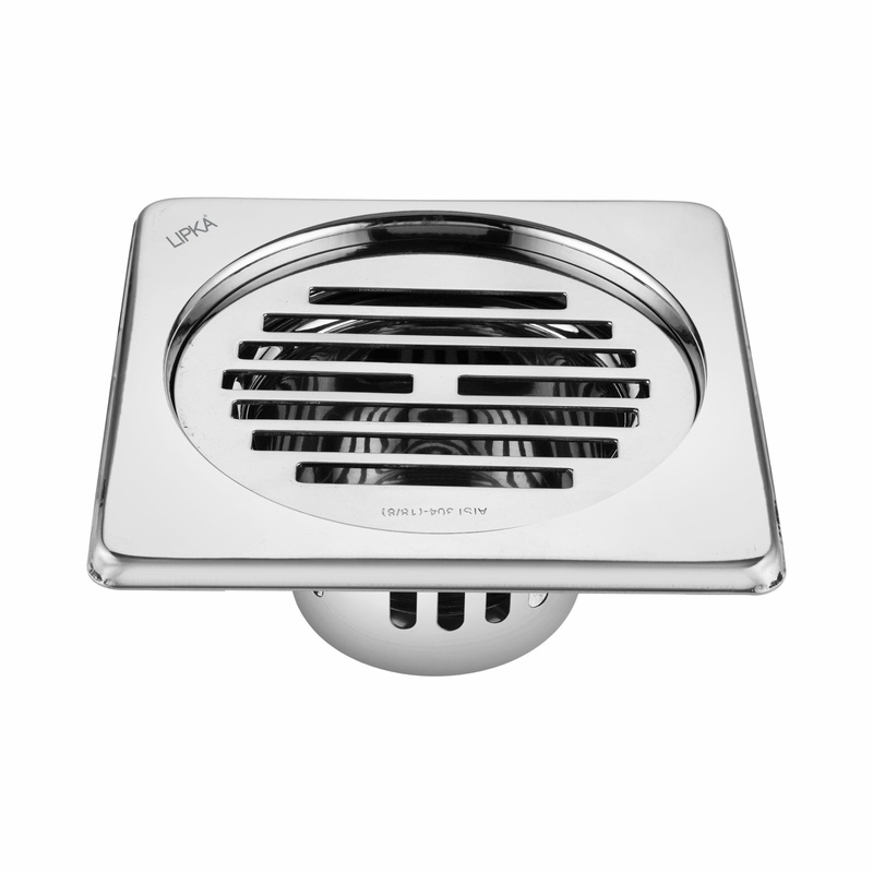 Golden Classic Jali Square Floor Drain (6 x 6 Inches) with Coockroach Trap – LIPKA