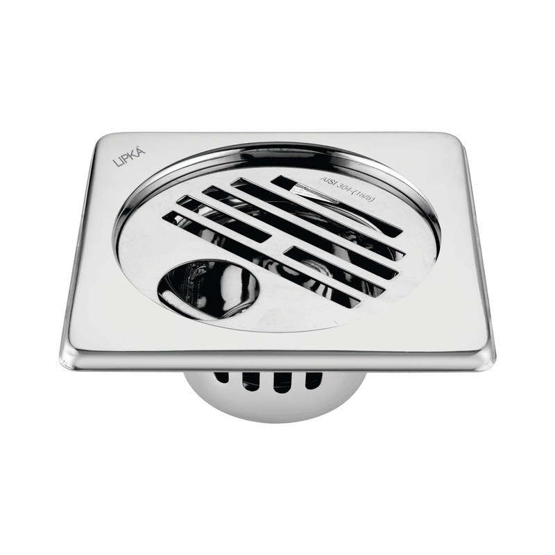 Golden Classic Jali Square Floor Drain (6 x 6 Inches) with Hole and Cockroach Trap – LIPKA