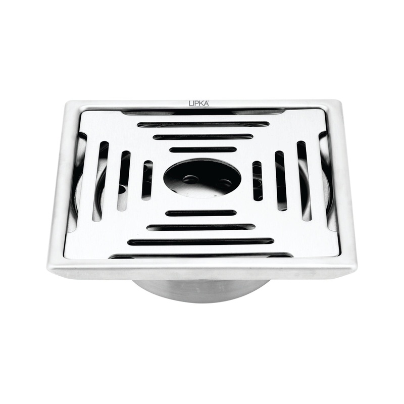 Green Exclusive Square Floor Drain (6 x 6 Inches) with Hole and Cockroach Trap – LIPKA