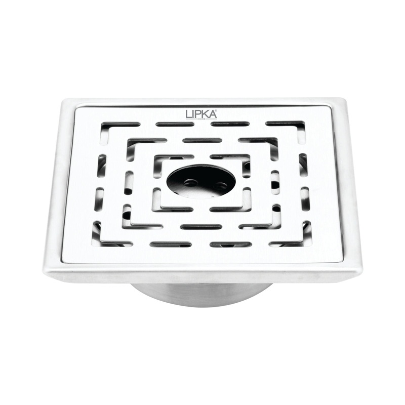 Orange Exclusive Square Floor Drain (5 x 5 Inches) with Hole and Cockroach Trap – LIPKA