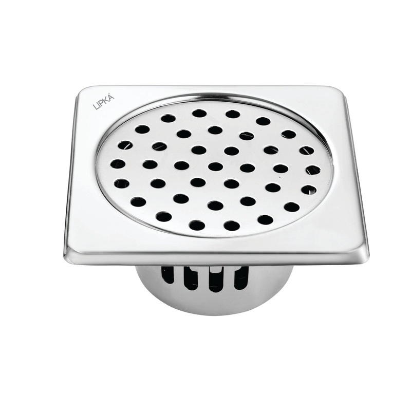 Square Floor Drain (5 x 5 Inches) with Cockroach Trap – LIPKA