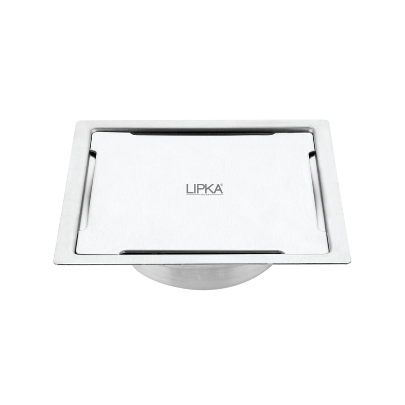 Yellow Exclusive Square Flat Cut Floor Drain (5 x 5 Inches) with Cockroach Trap – LIPKA