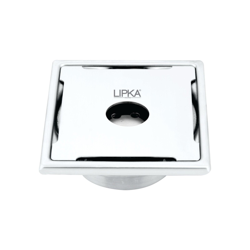 Yellow Exclusive Square Floor Drain (6 x 6 Inches) with Hole and Cockroach Trap – LIPKA