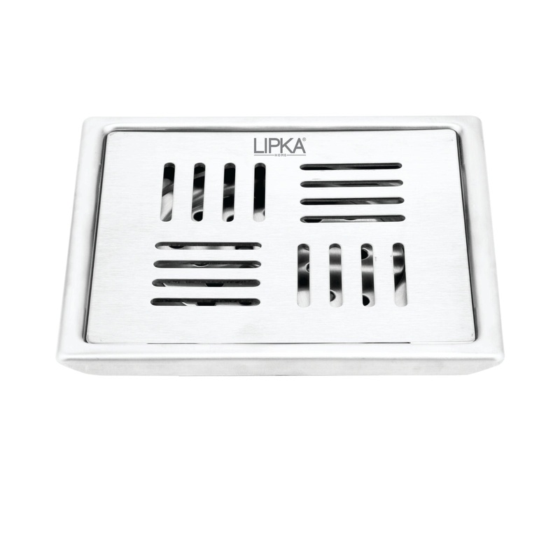 Alpha Deluxe Square Floor Drain (5 x 5 Inches) – LIPKA