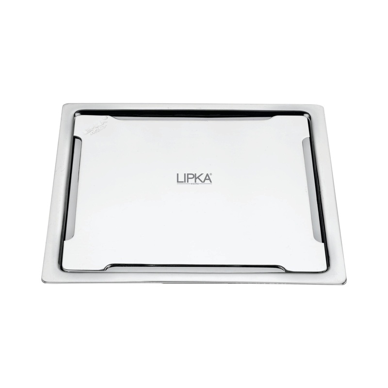 Beta Deluxe Square Flat Cut Floor Drain (5 x 5 Inches) – LIPKA