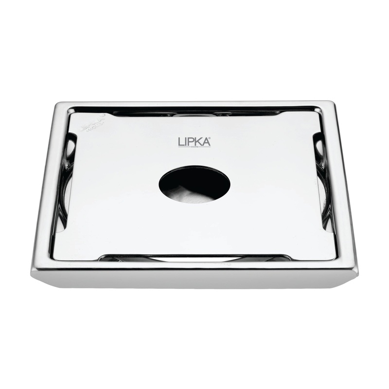 Beta Deluxe Square Floor Drain (6 x 6 Inches) with Hole – LIPKA