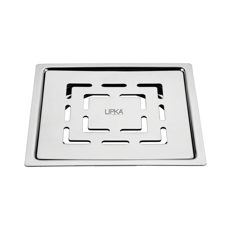 Charlie Deluxe Square Flat Cut Floor Drain (5 x 5 Inches) – LIPKA