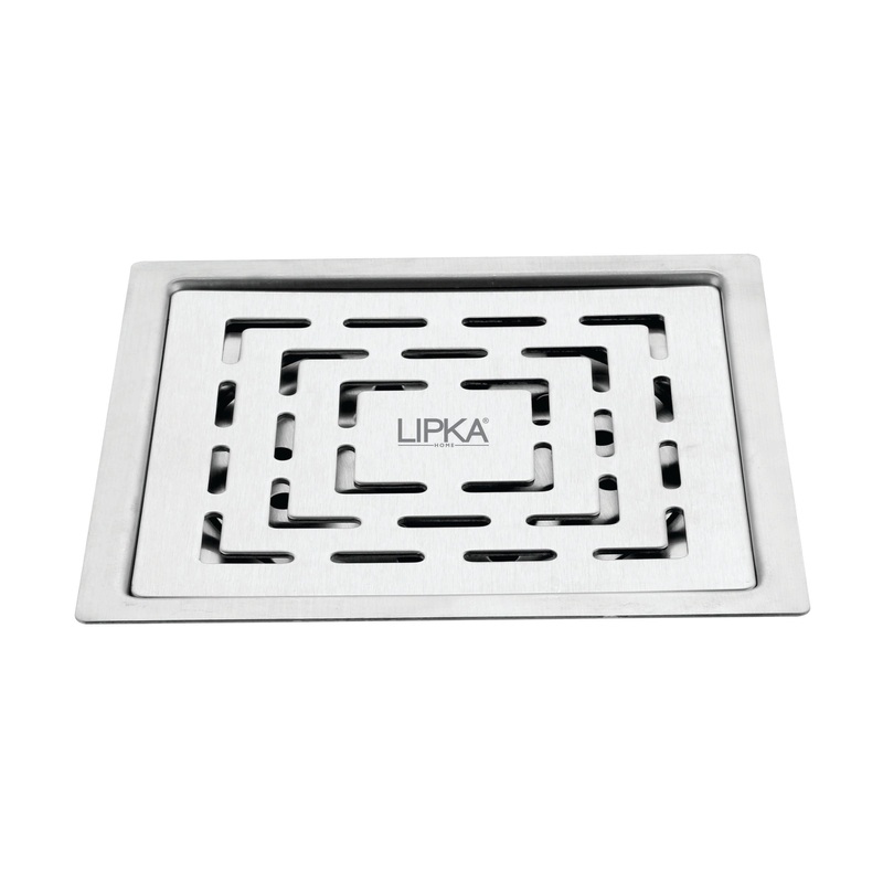Charlie Deluxe Square Flat Cut Floor Drain (6 x 6) – LIPKA